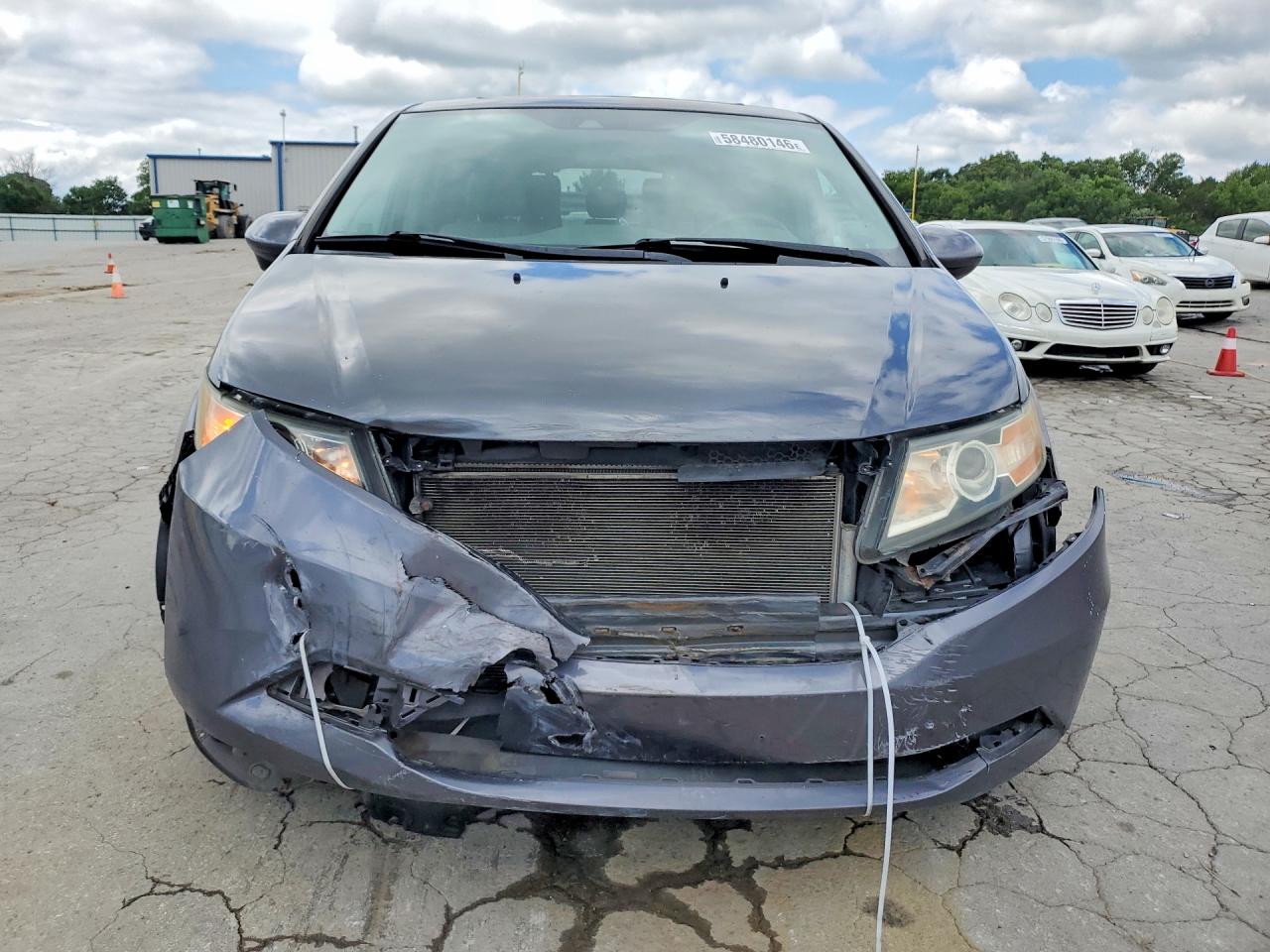 2014 Honda Odyssey Exl Silver vin: 5FNRL5H62EB104339