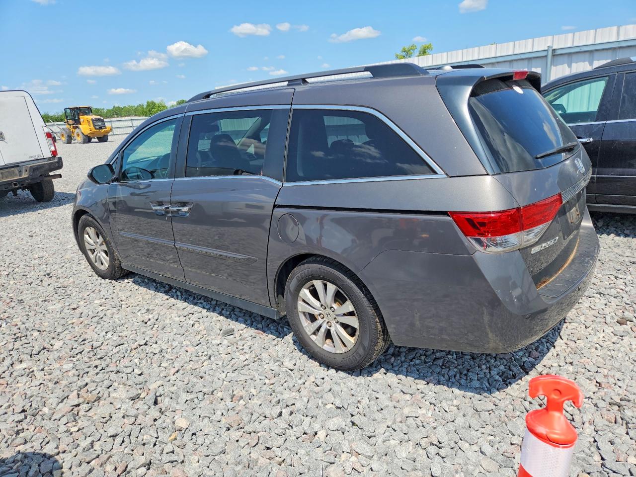 2014 Honda Odyssey Exl Brown vin: 5FNRL5H62EB117074