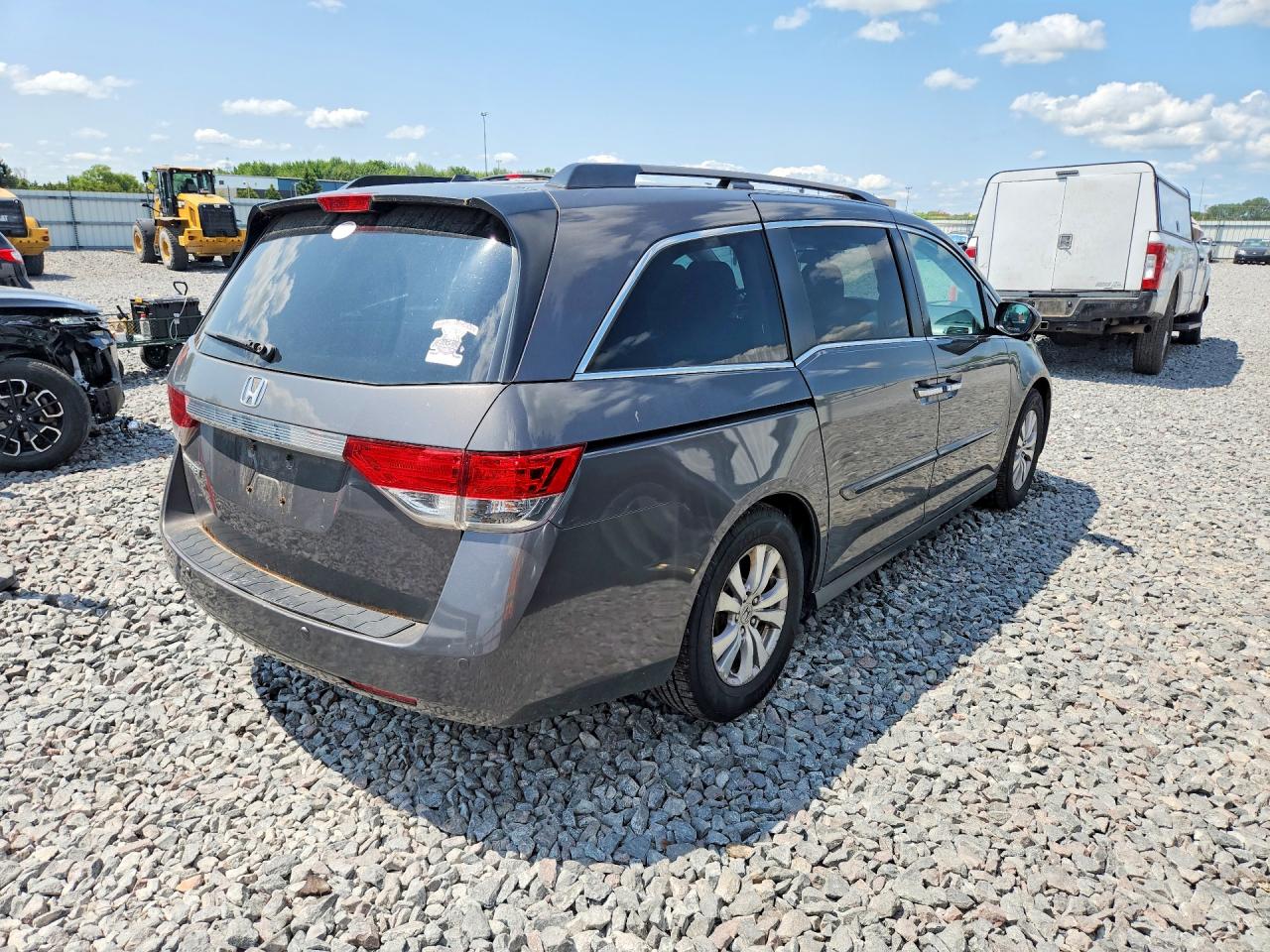 2014 Honda Odyssey Exl Brown vin: 5FNRL5H62EB117074