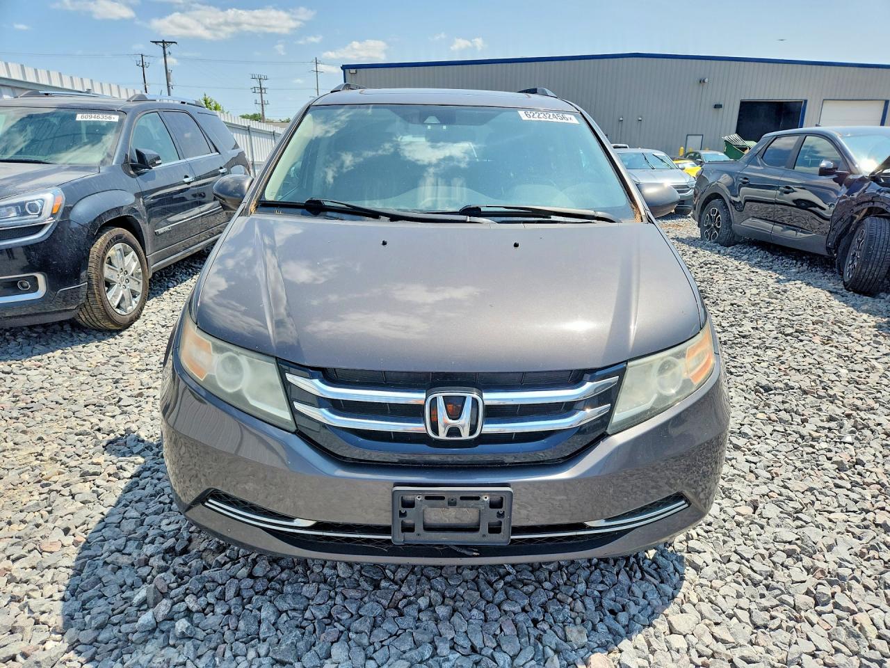 2014 Honda Odyssey Exl Brown vin: 5FNRL5H62EB117074