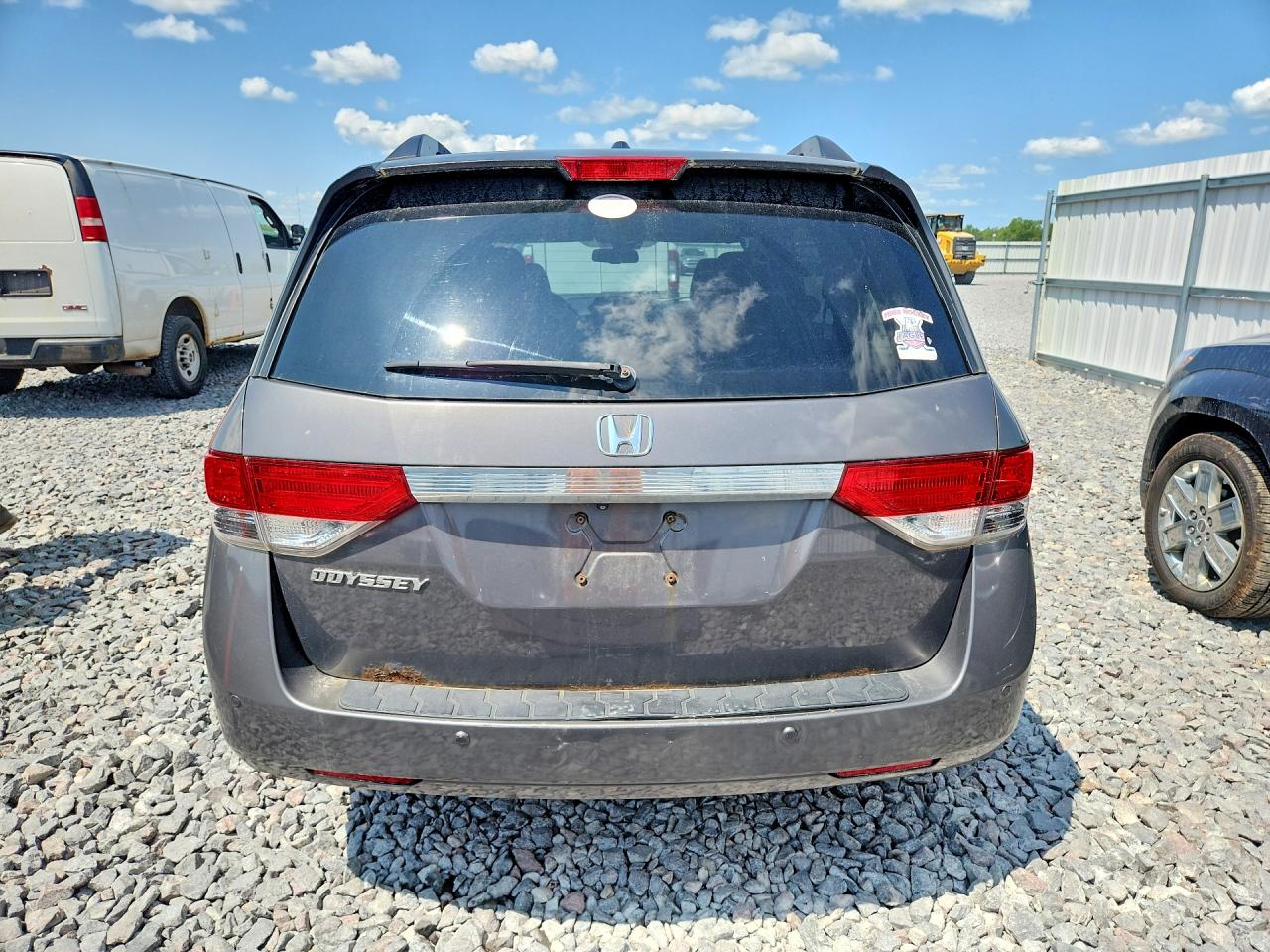 2014 Honda Odyssey Exl Brown vin: 5FNRL5H62EB117074