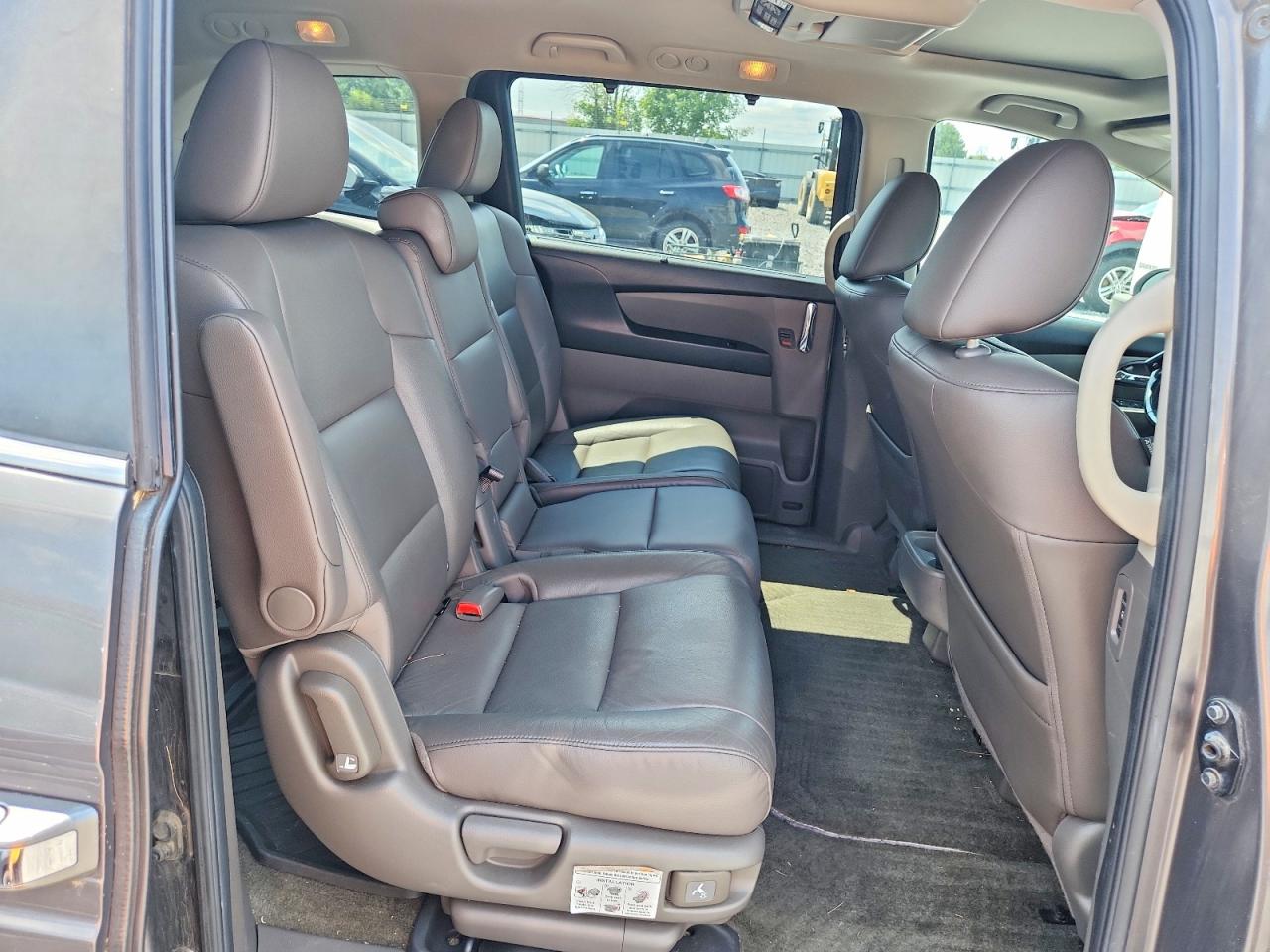 2014 Honda Odyssey Exl Brown vin: 5FNRL5H62EB117074