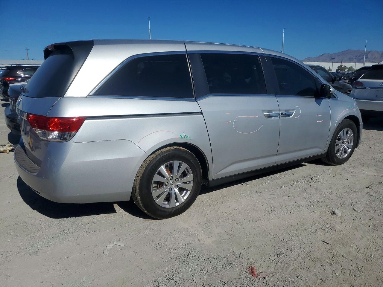 2014 Honda Odyssey Exl Silver vin: 5FNRL5H62EB128298