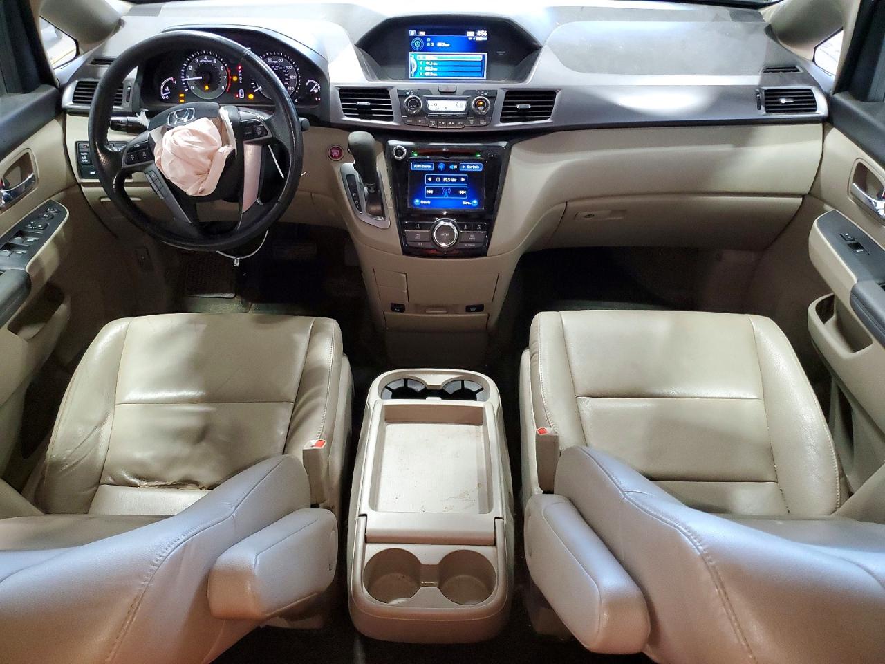 2014 Honda Odyssey Exl Burgundy vin: 5FNRL5H62EB135042
