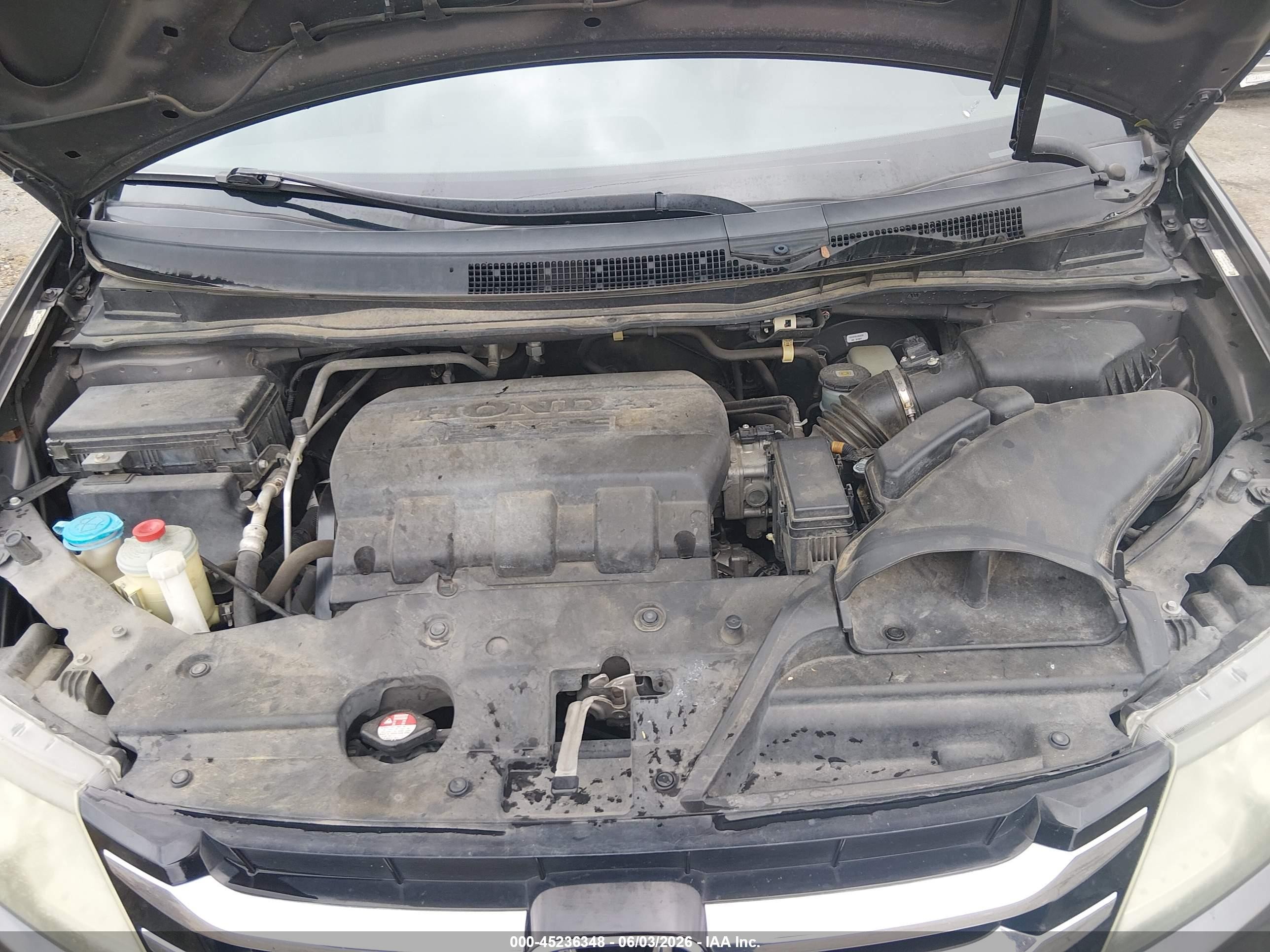 2015 Honda Odyssey Ex-l Gray vin: 5FNRL5H62FB001973