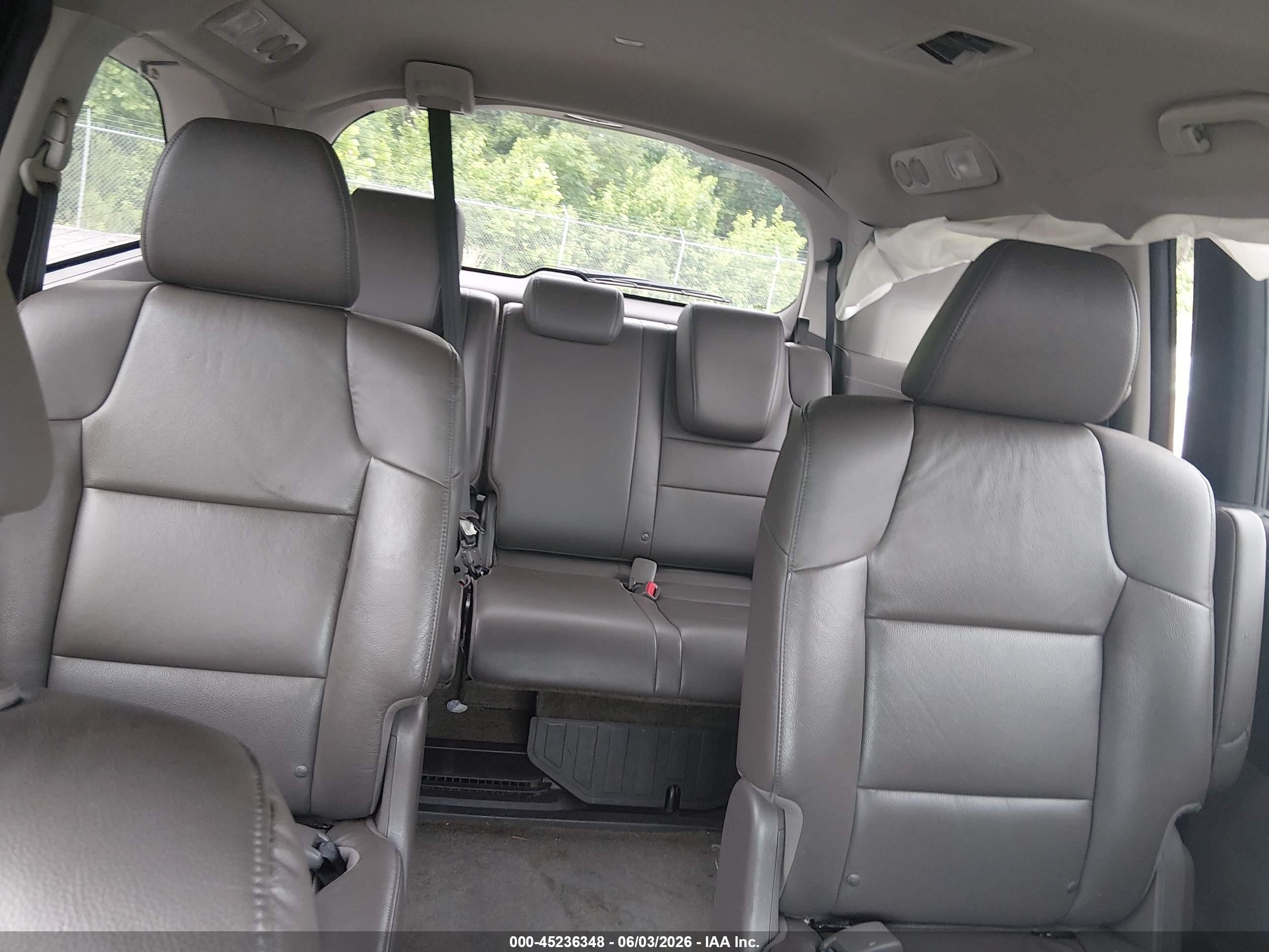2015 Honda Odyssey Ex-l Gray vin: 5FNRL5H62FB001973