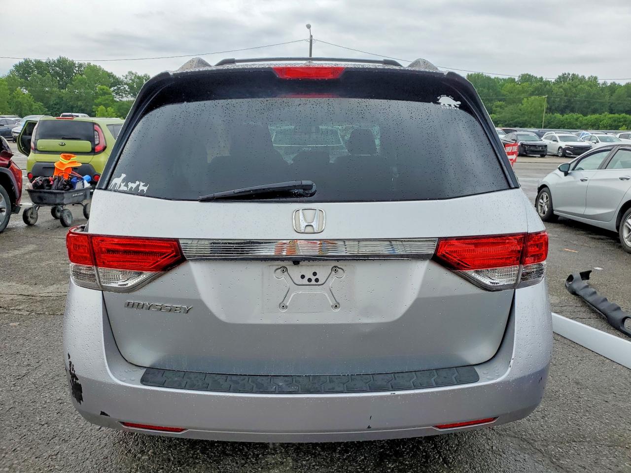 2015 Honda Odyssey Exl Silver vin: 5FNRL5H62FB007885
