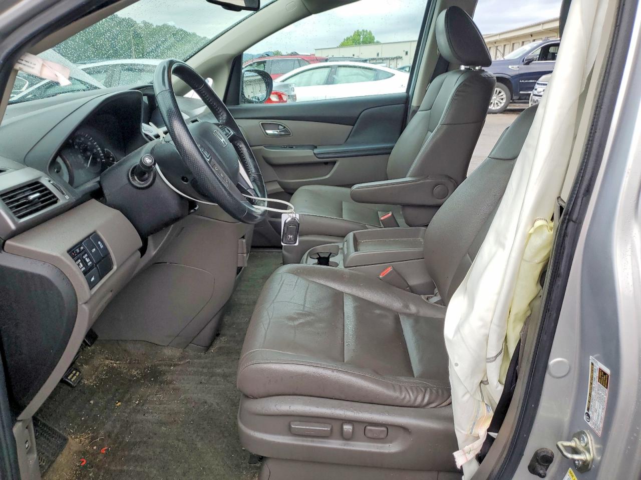 2015 Honda Odyssey Exl Silver vin: 5FNRL5H62FB007885