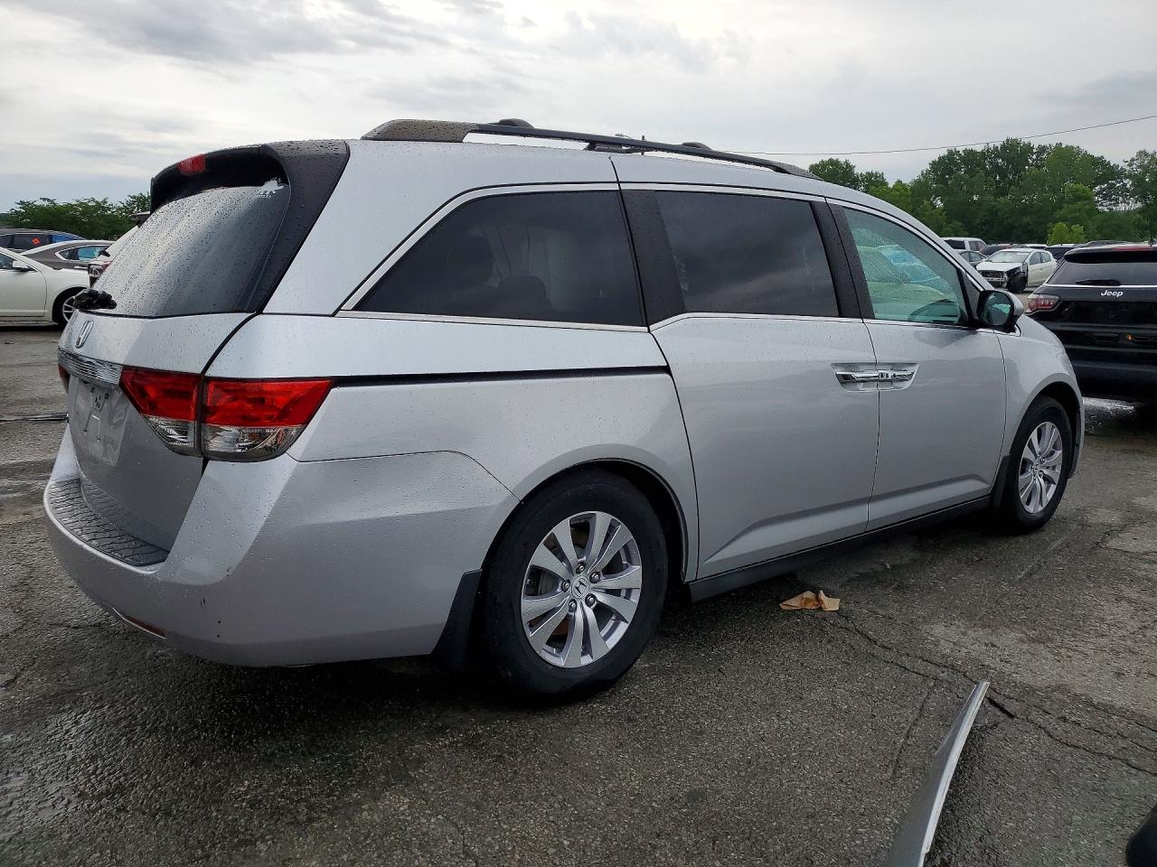2015 Honda Odyssey Exl Silver vin: 5FNRL5H62FB007885