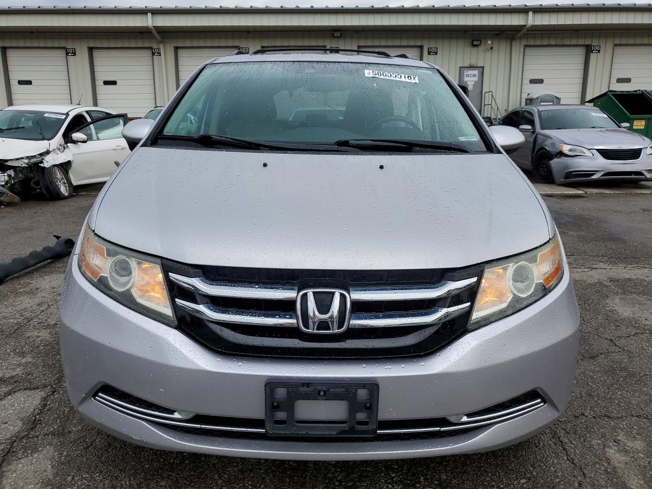 2015 Honda Odyssey Exl Silver vin: 5FNRL5H62FB007885