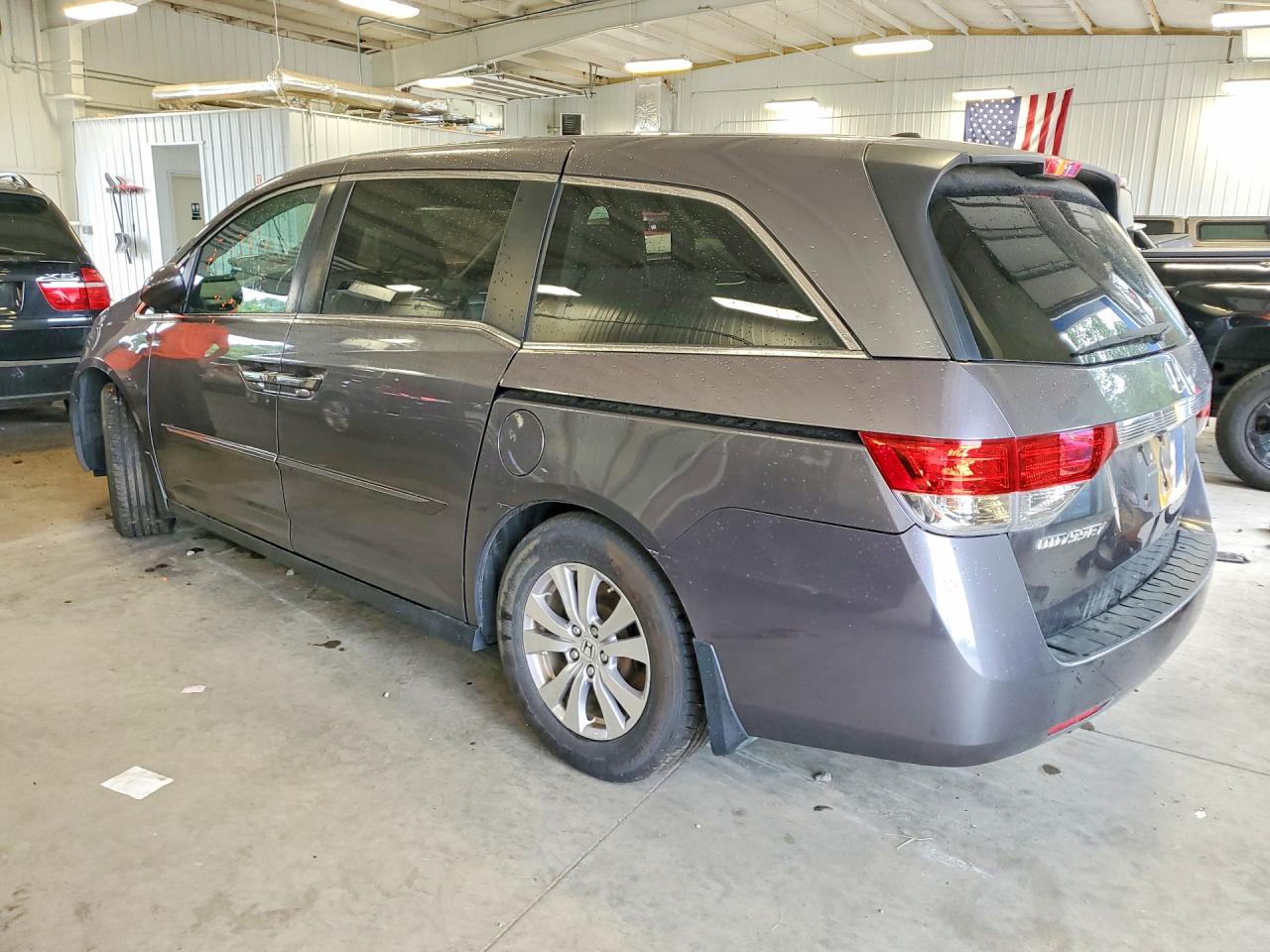 2015 Honda Odyssey Exl Gray vin: 5FNRL5H62FB013623