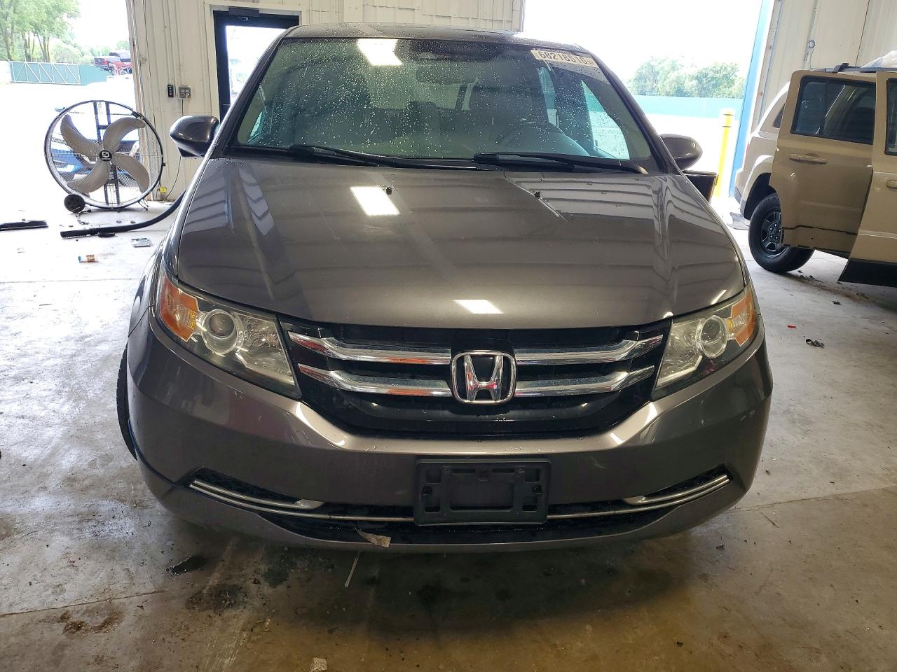 2015 Honda Odyssey Exl Gray vin: 5FNRL5H62FB013623