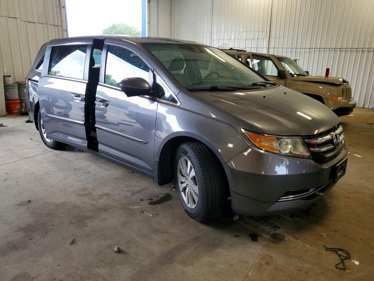 2015 Honda Odyssey Exl Gray vin: 5FNRL5H62FB013623