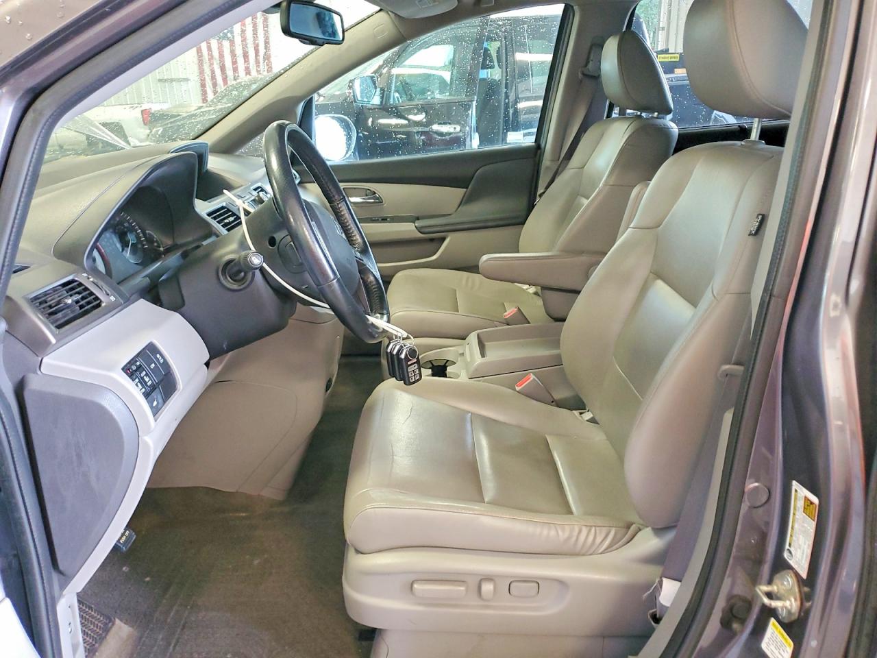 2015 Honda Odyssey Exl Gray vin: 5FNRL5H62FB013623