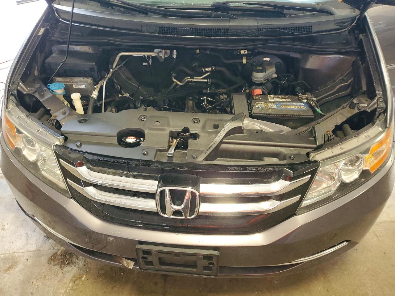 2015 Honda Odyssey Exl Gray vin: 5FNRL5H62FB013623
