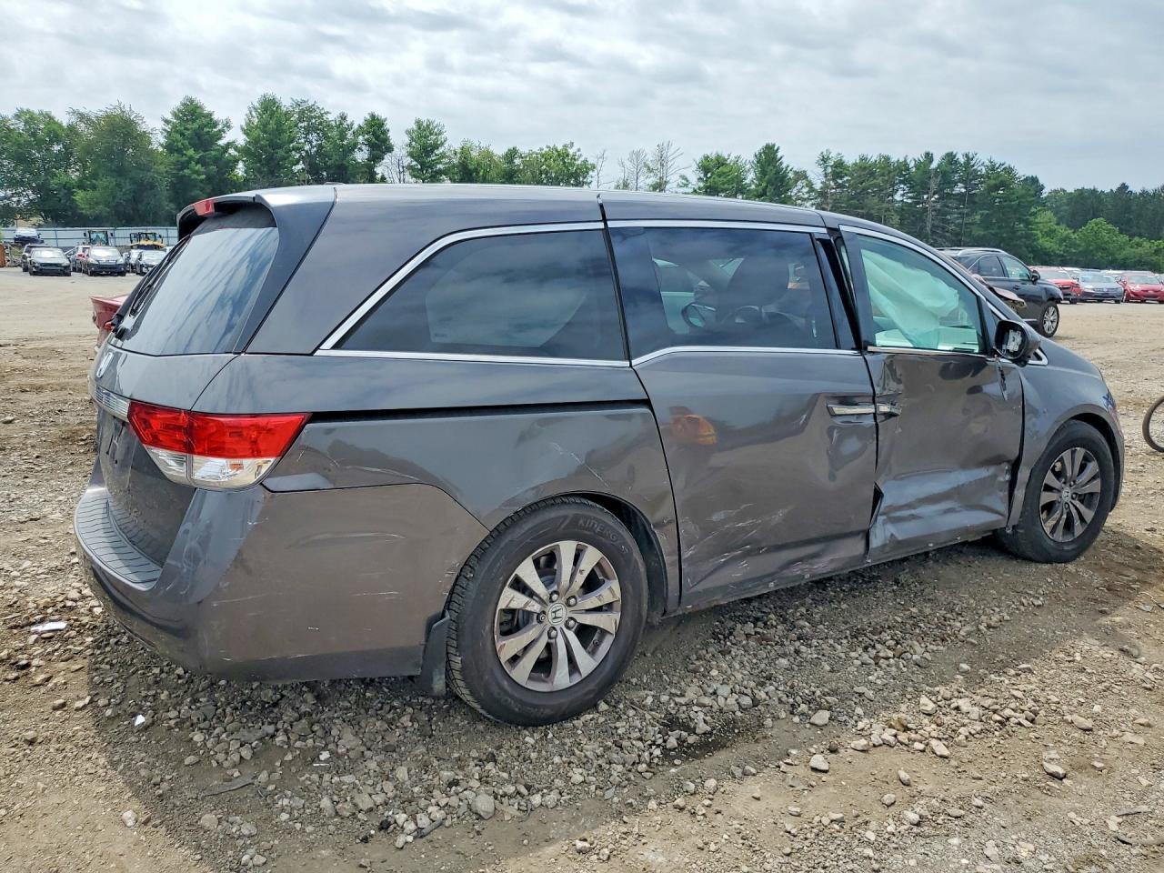 2015 Honda Odyssey Exl Gray vin: 5FNRL5H62FB020054