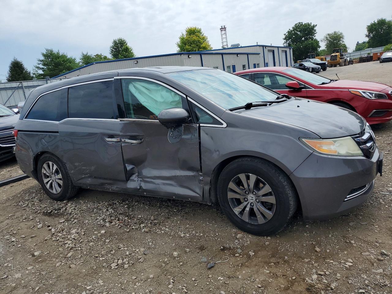 2015 Honda Odyssey Exl Gray vin: 5FNRL5H62FB020054