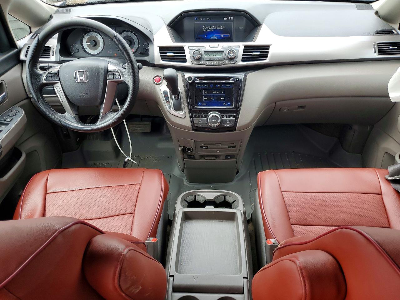 2015 Honda Odyssey Exl Gray vin: 5FNRL5H62FB020054
