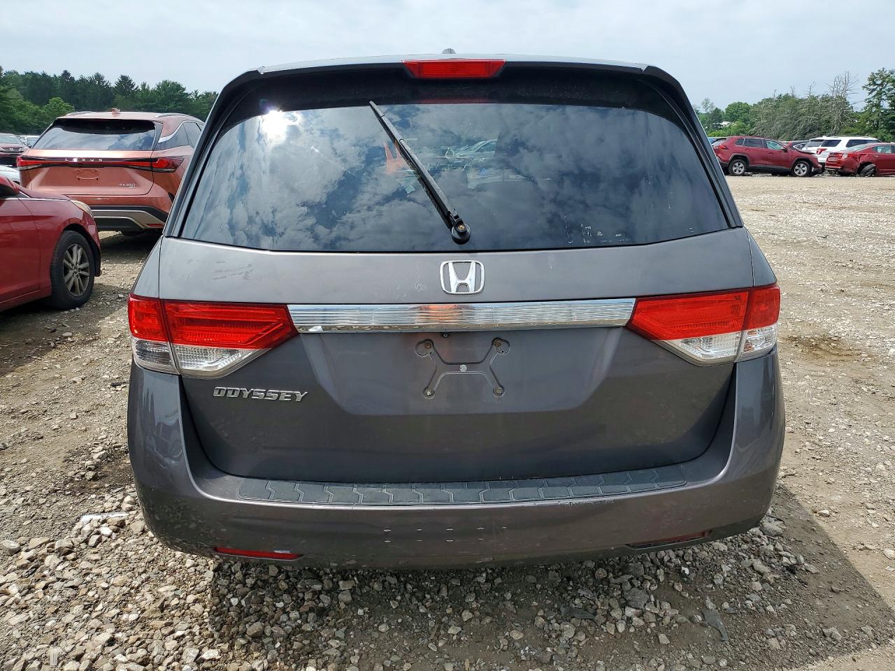 2015 Honda Odyssey Exl Gray vin: 5FNRL5H62FB020054