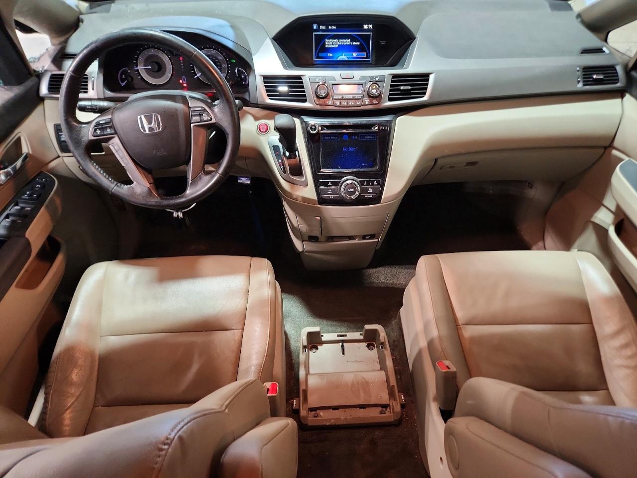 2015 Honda Odyssey Exl Burgundy vin: 5FNRL5H62FB021561