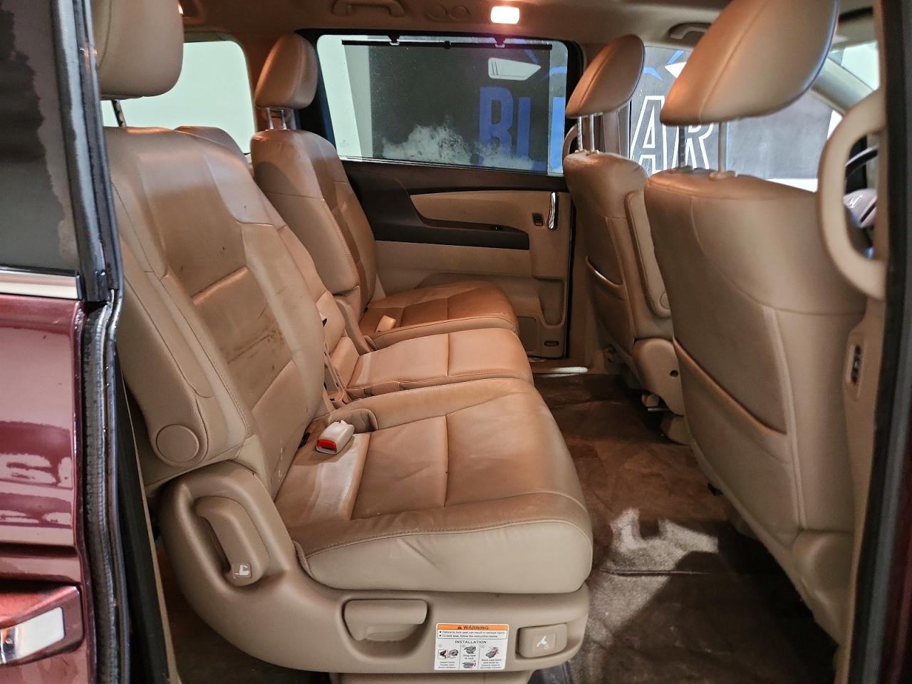 2015 Honda Odyssey Exl Burgundy vin: 5FNRL5H62FB021561