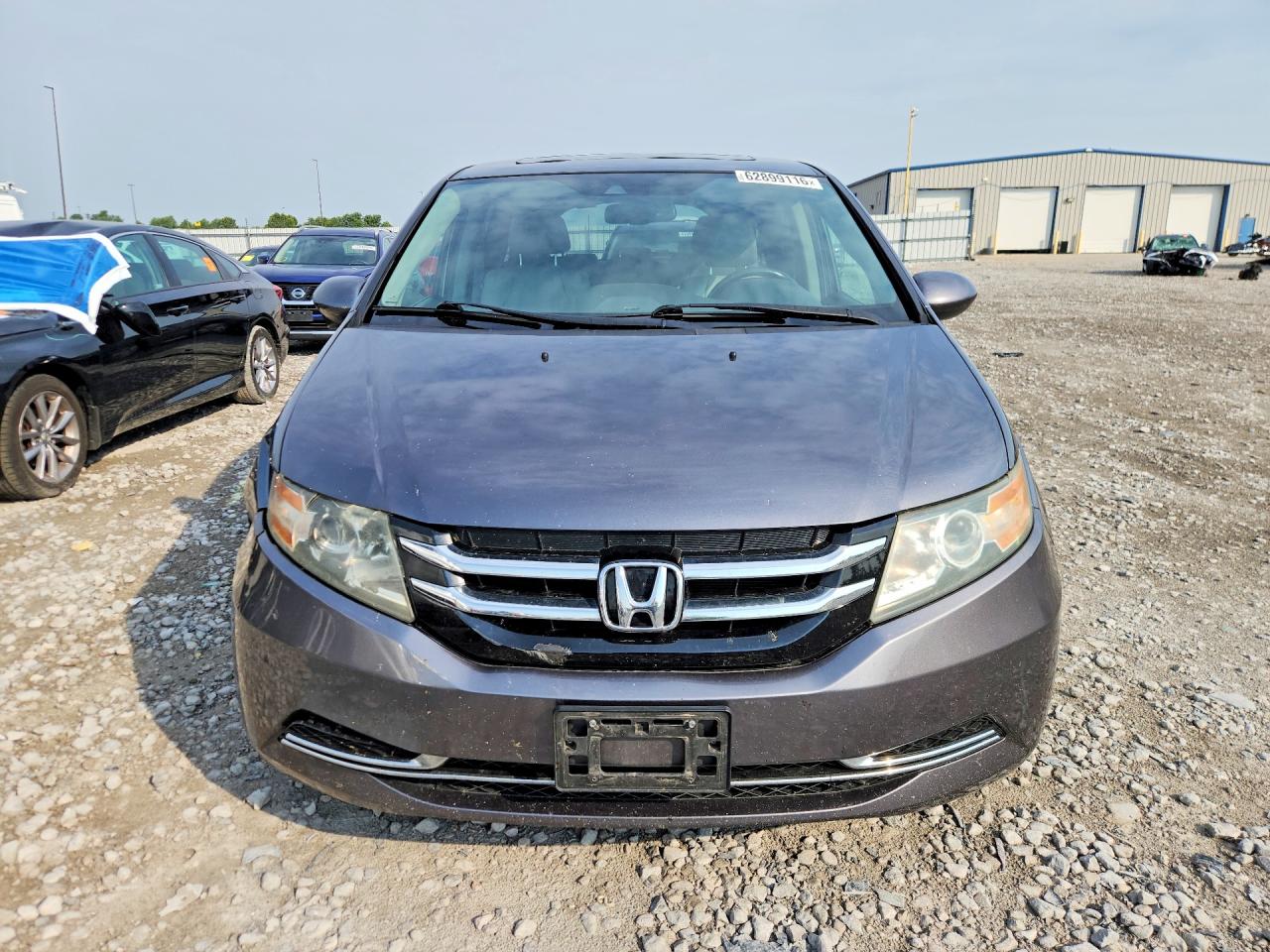 2015 Honda Odyssey Exl Gray vin: 5FNRL5H62FB025769