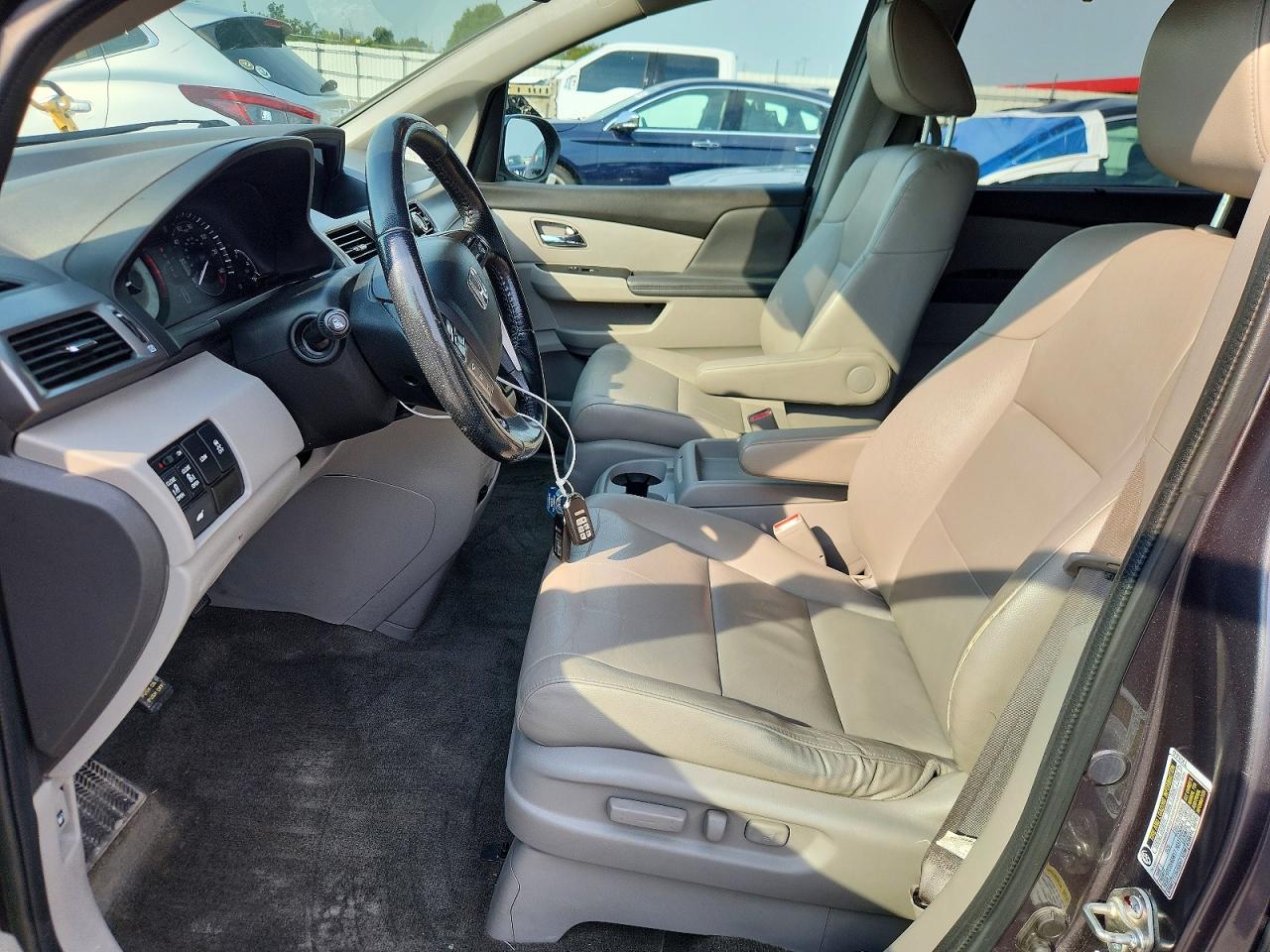 2015 Honda Odyssey Exl Gray vin: 5FNRL5H62FB025769