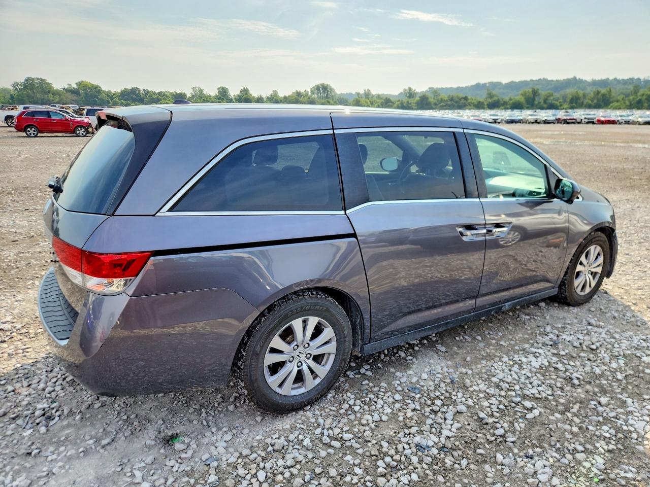 2015 Honda Odyssey Exl Gray vin: 5FNRL5H62FB025769