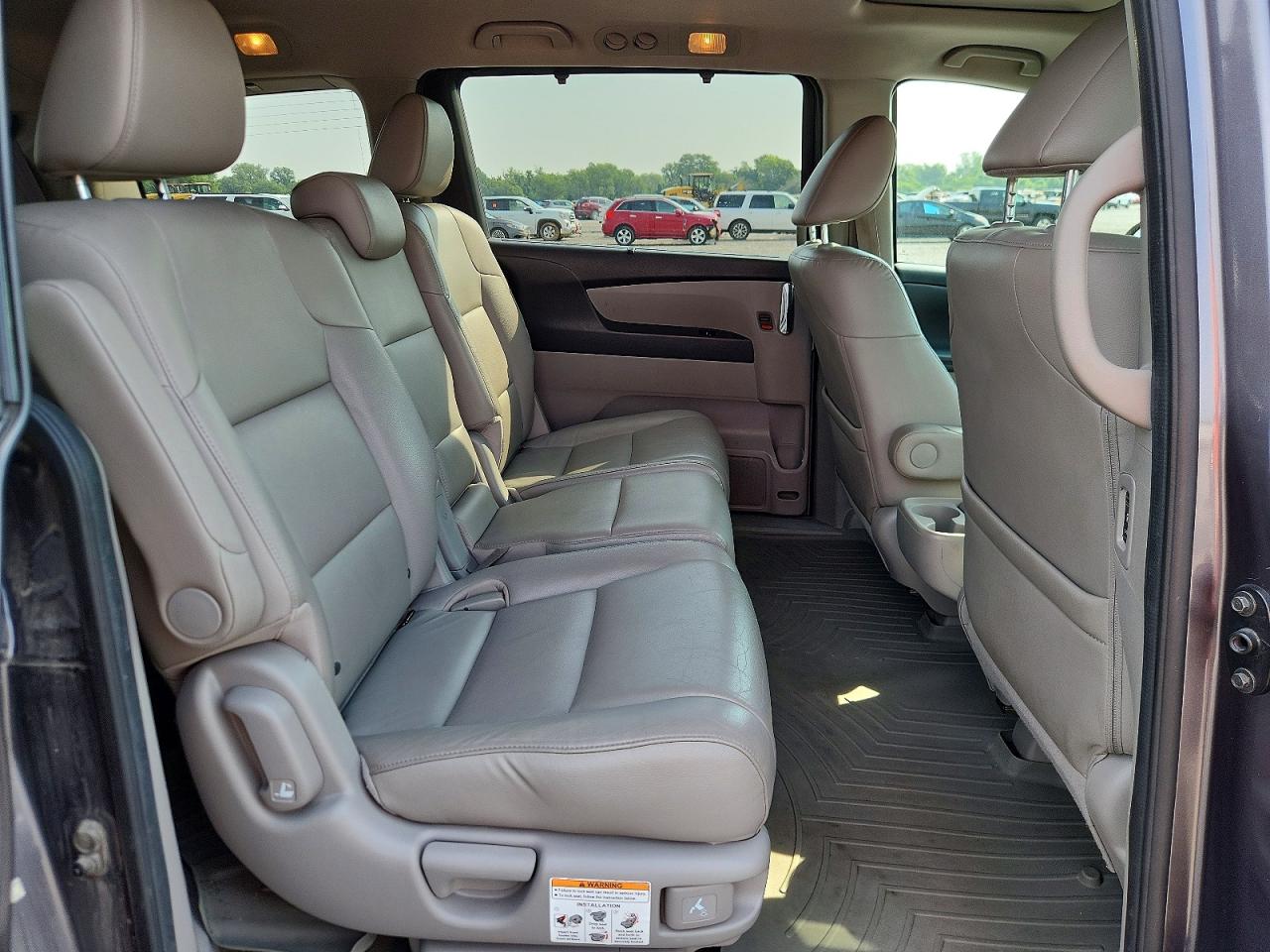 2015 Honda Odyssey Exl Gray vin: 5FNRL5H62FB025769
