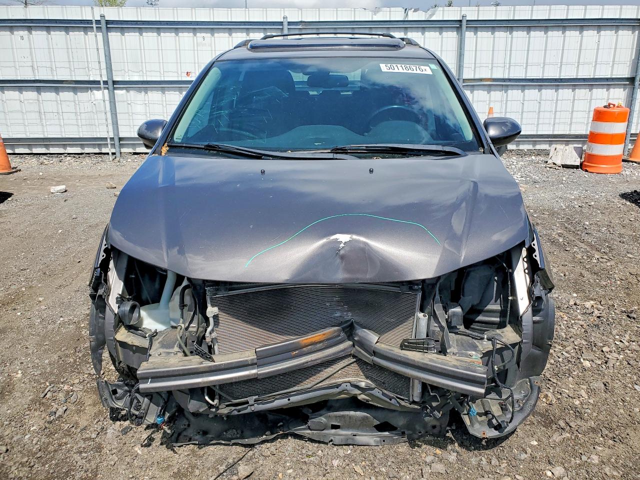 2015 Honda Odyssey Exl Gray vin: 5FNRL5H62FB030809