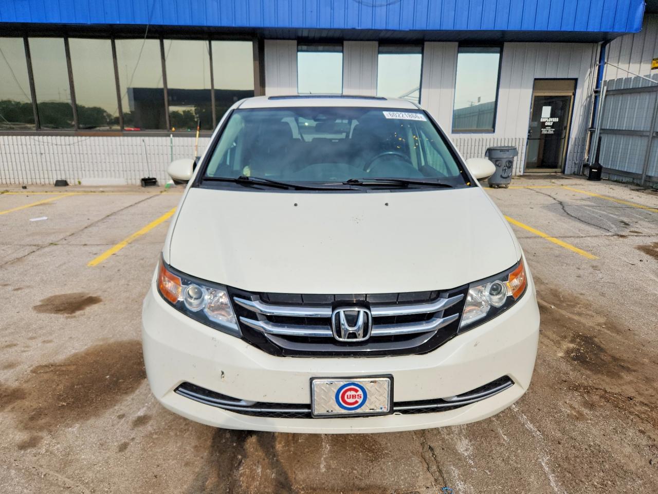 2015 Honda Odyssey Exl White vin: 5FNRL5H62FB037646