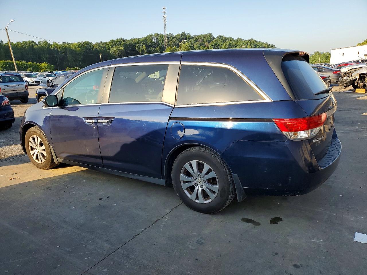 2015 Honda Odyssey Exl Blue vin: 5FNRL5H62FB044807