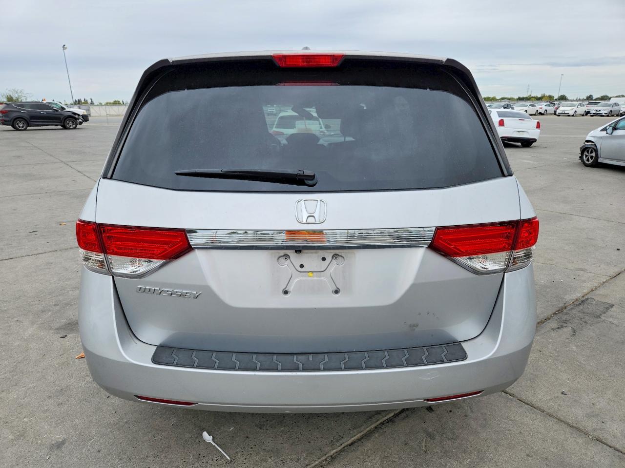 2015 Honda Odyssey Exl Silver vin: 5FNRL5H62FB053295
