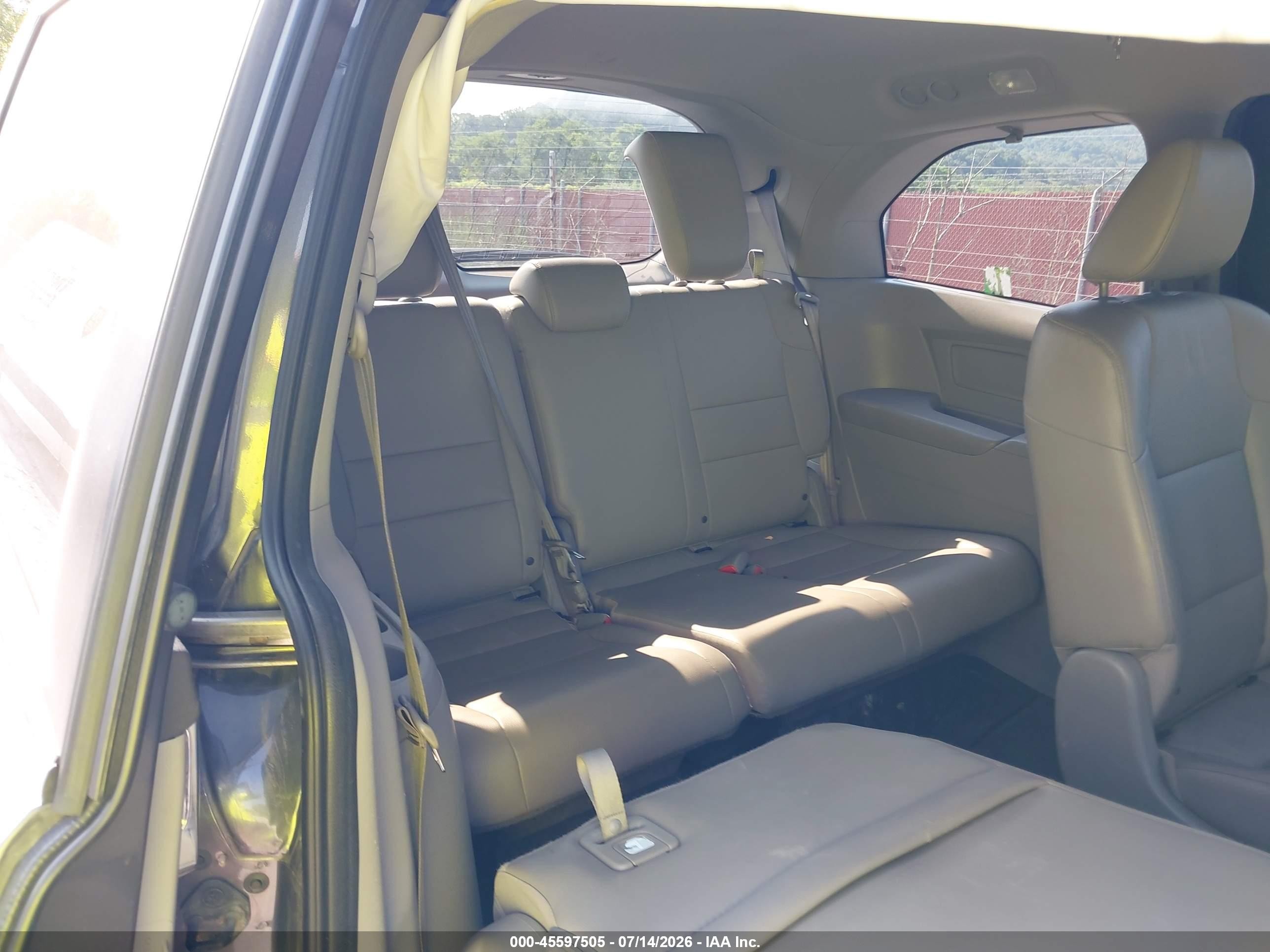 2015 Honda Odyssey Ex-l Gray vin: 5FNRL5H62FB053359