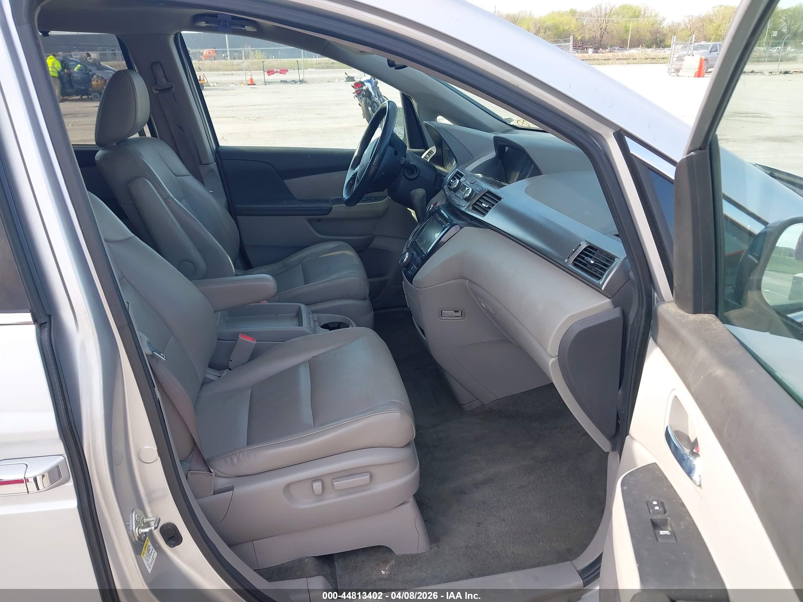 2015 Honda Odyssey Ex-l Silver vin: 5FNRL5H62FB055340