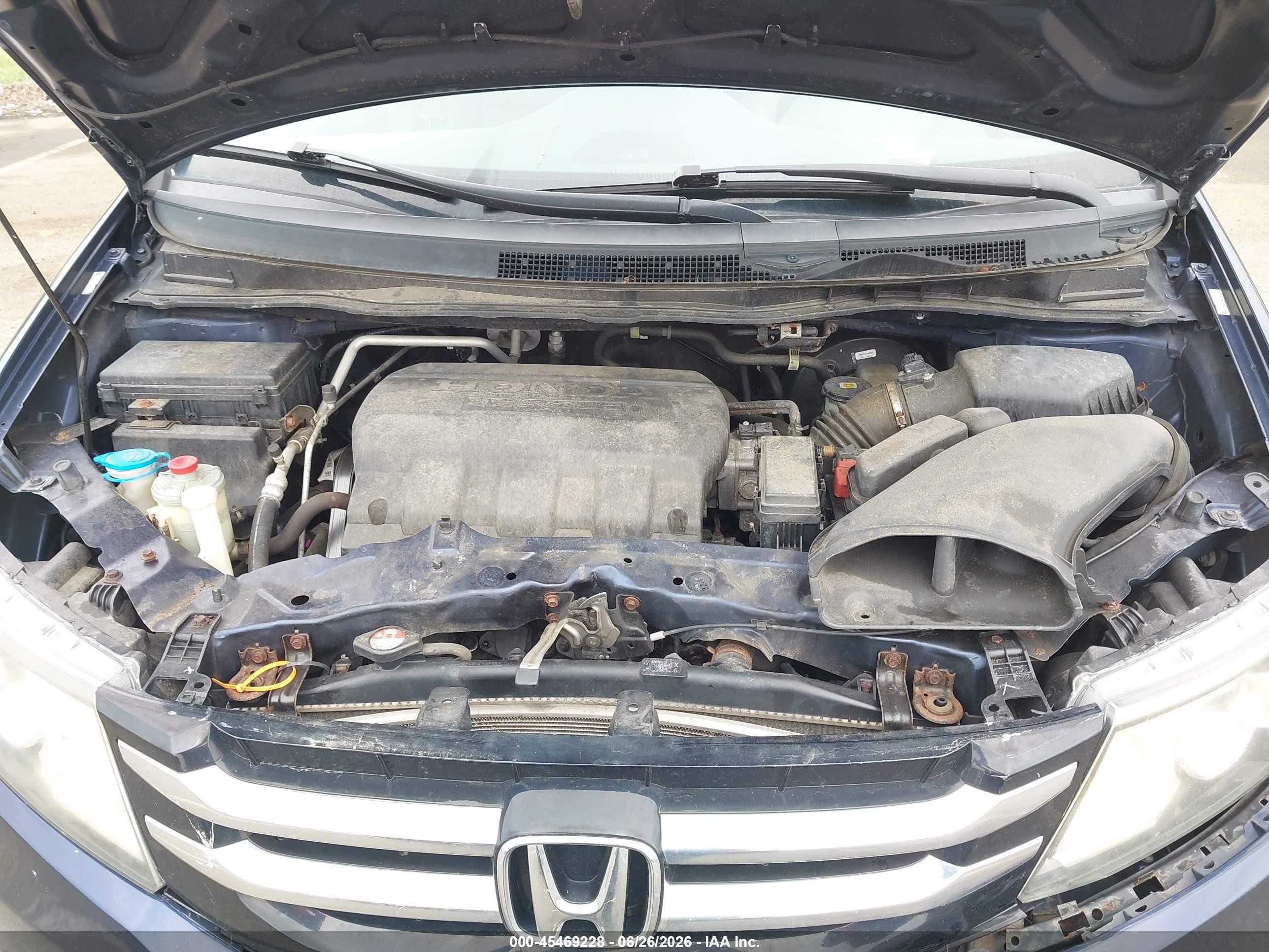 2015 Honda Odyssey Ex-l Синий vin: 5FNRL5H62FB059176