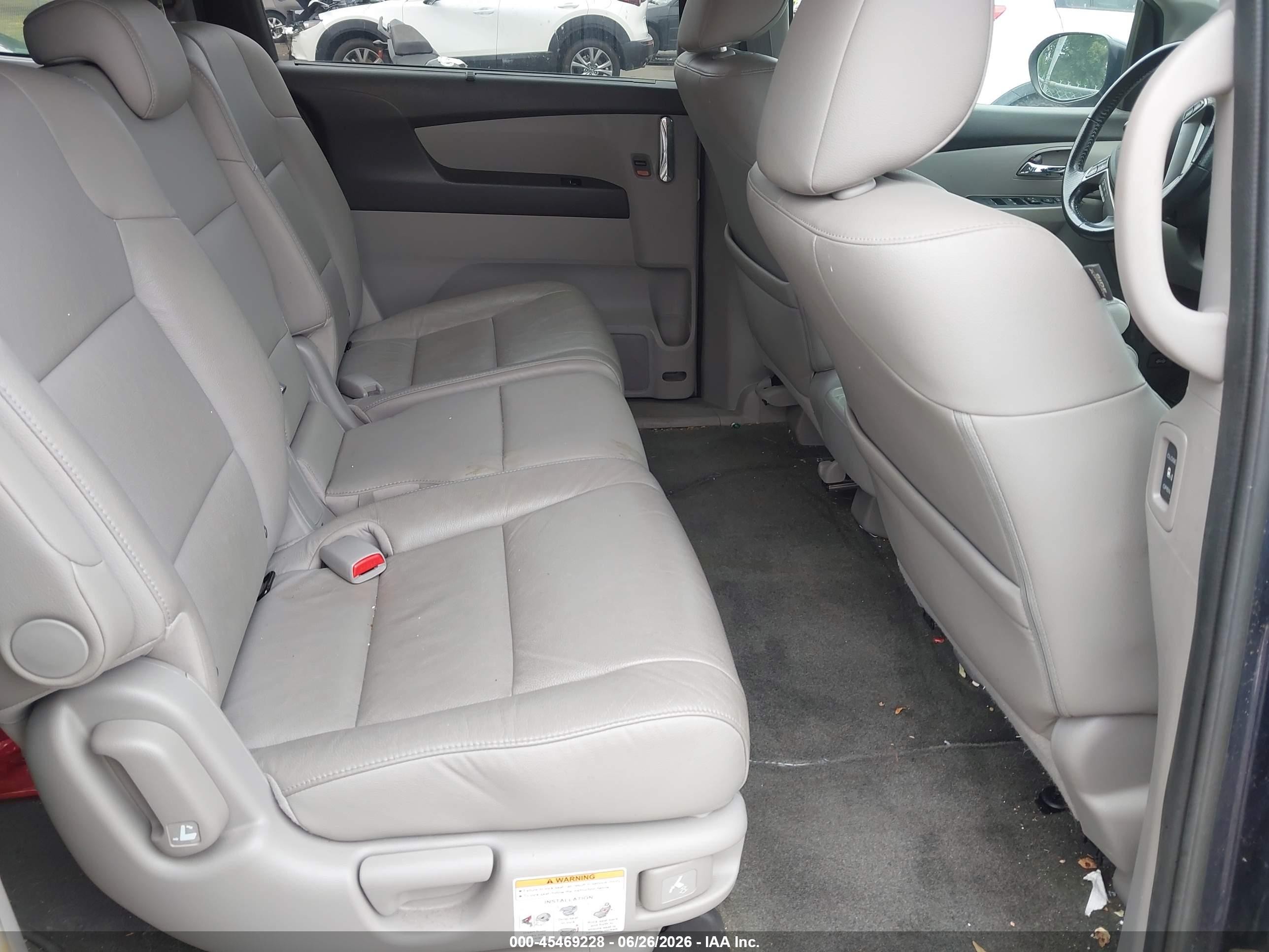 2015 Honda Odyssey Ex-l Синий vin: 5FNRL5H62FB059176