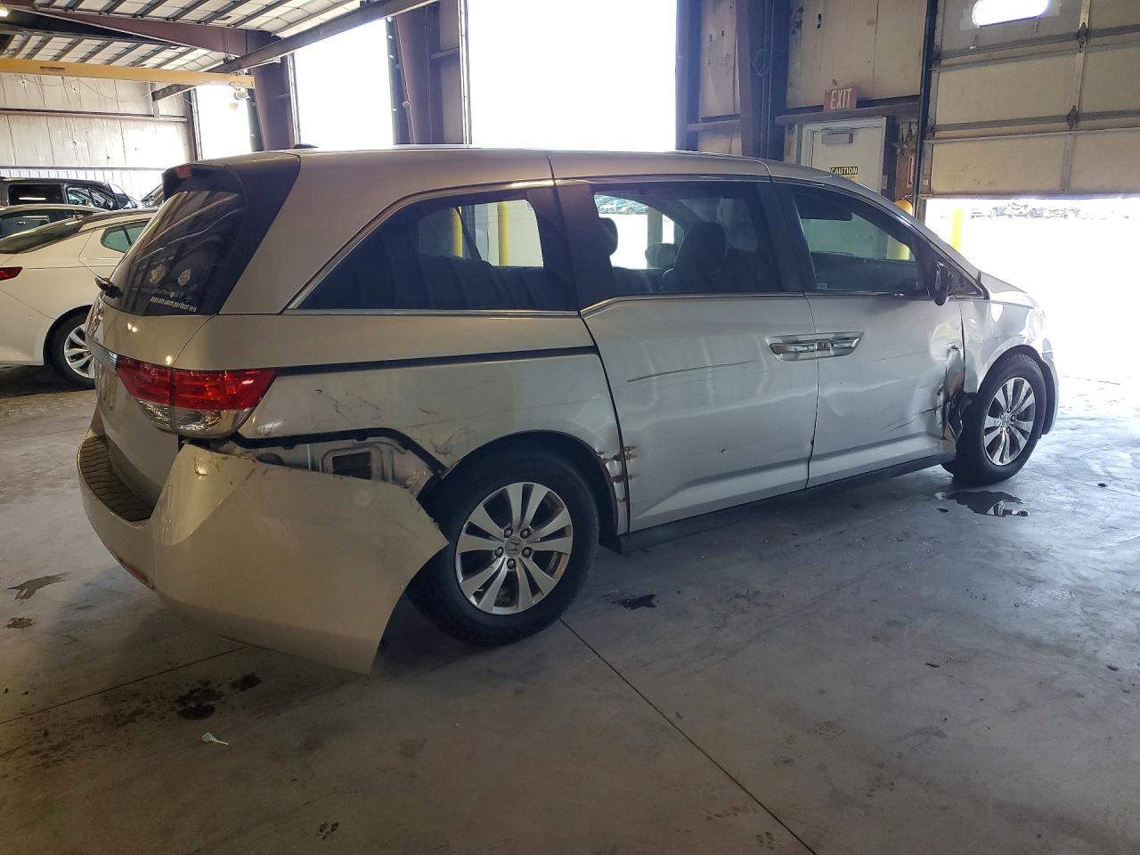 2015 Honda Odyssey Exl Серебряный vin: 5FNRL5H62FB080013