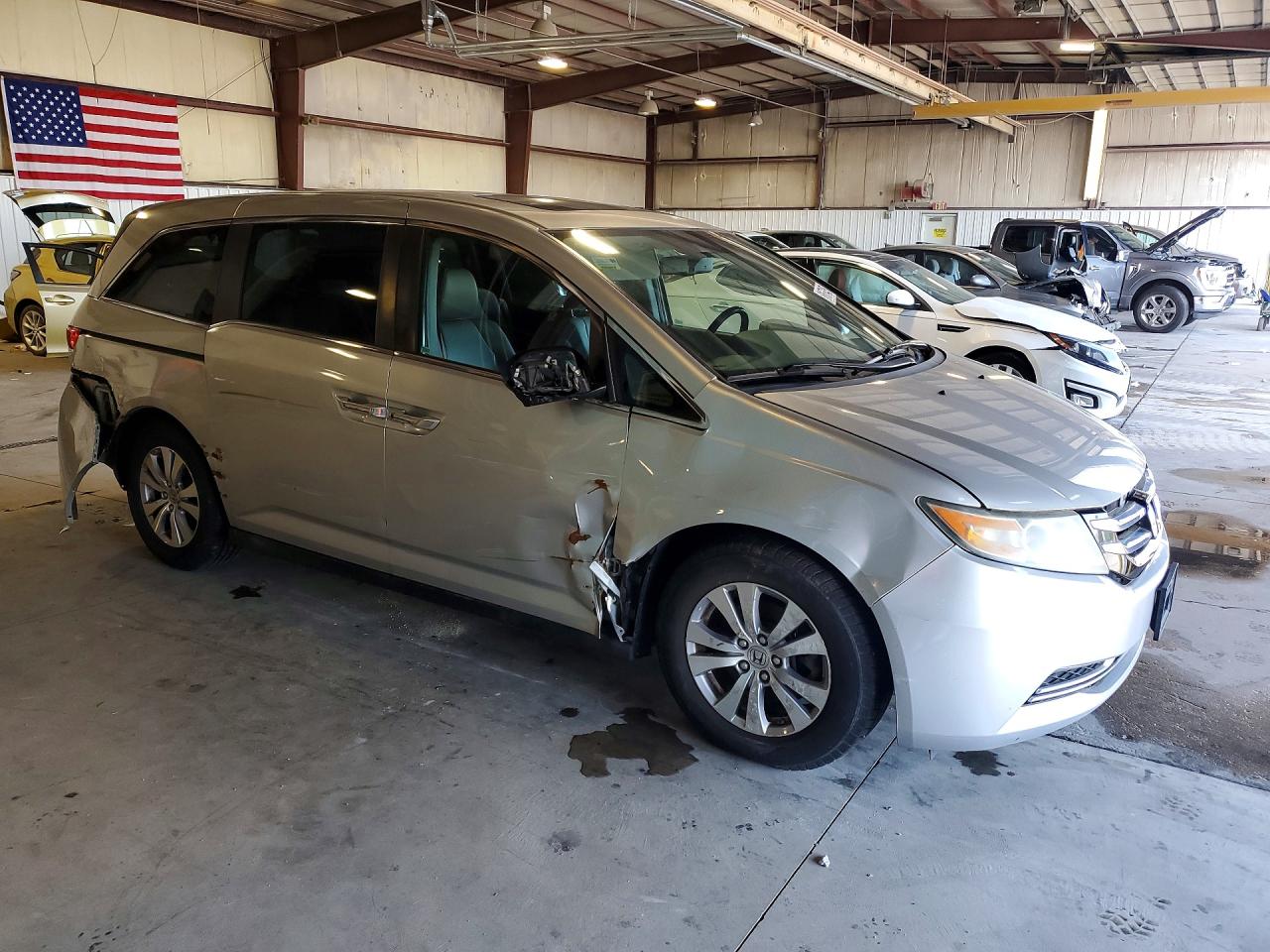 2015 Honda Odyssey Exl Серебряный vin: 5FNRL5H62FB080013