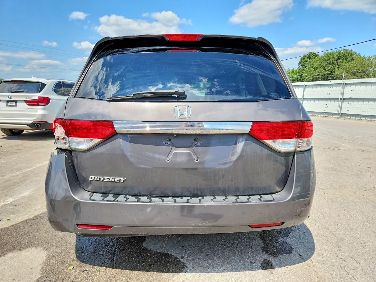 2015 Honda Odyssey Exl Gray vin: 5FNRL5H62FB081128