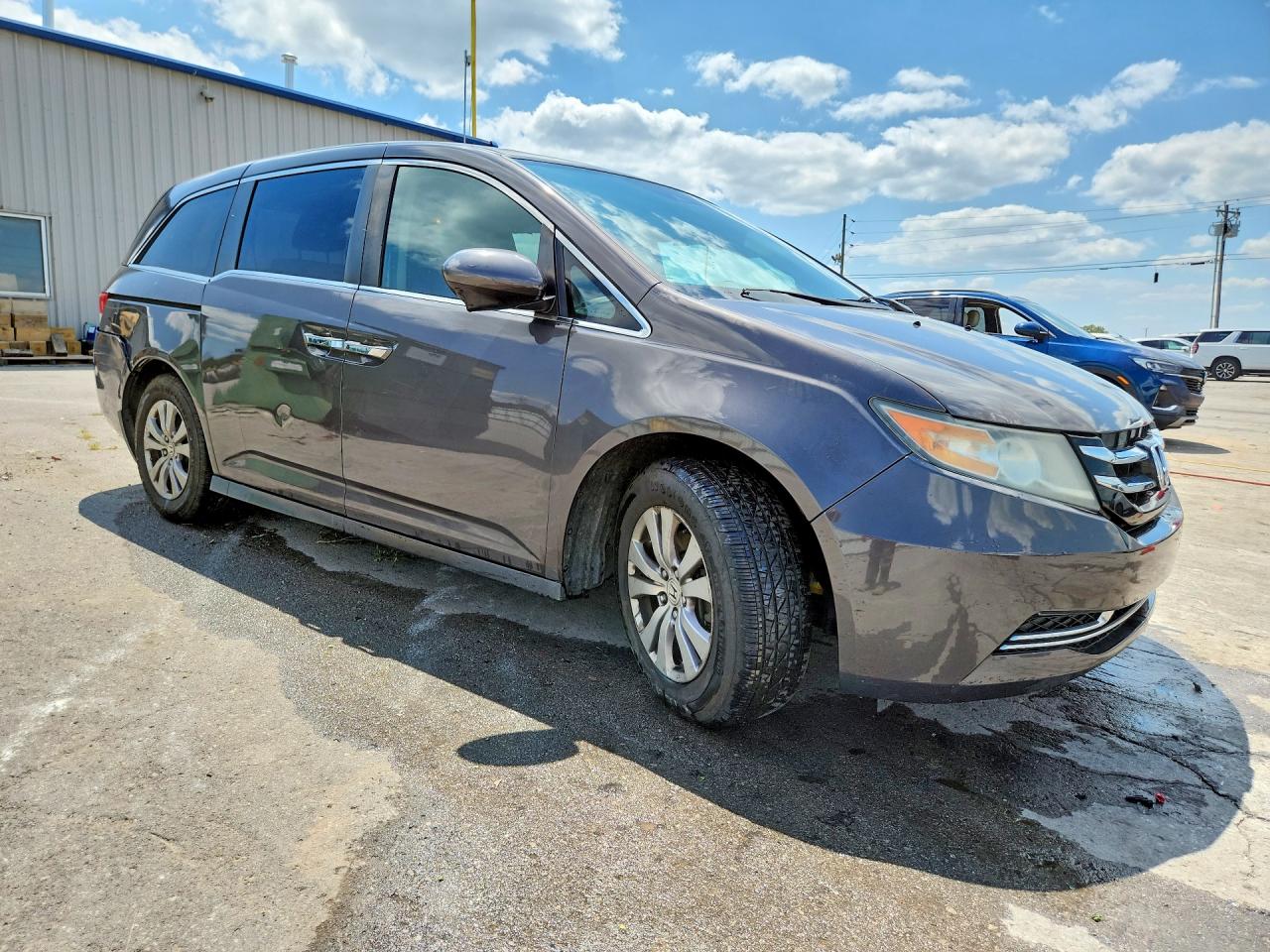 2015 Honda Odyssey Exl Gray vin: 5FNRL5H62FB081128