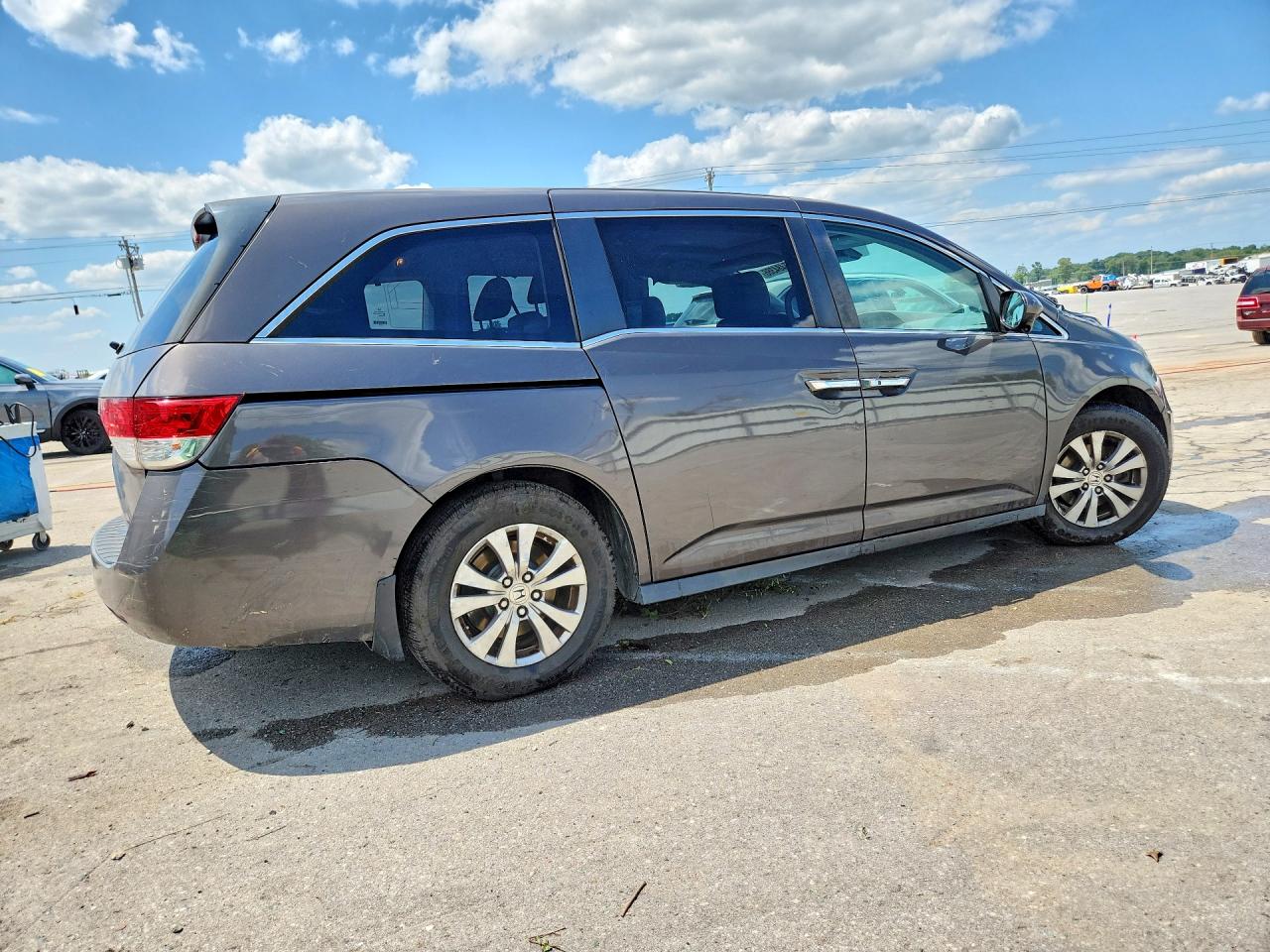 2015 Honda Odyssey Exl Gray vin: 5FNRL5H62FB081128