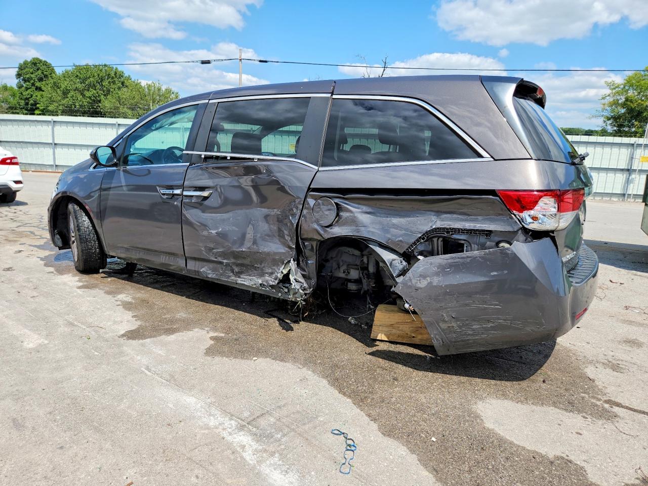 2015 Honda Odyssey Exl Gray vin: 5FNRL5H62FB081128