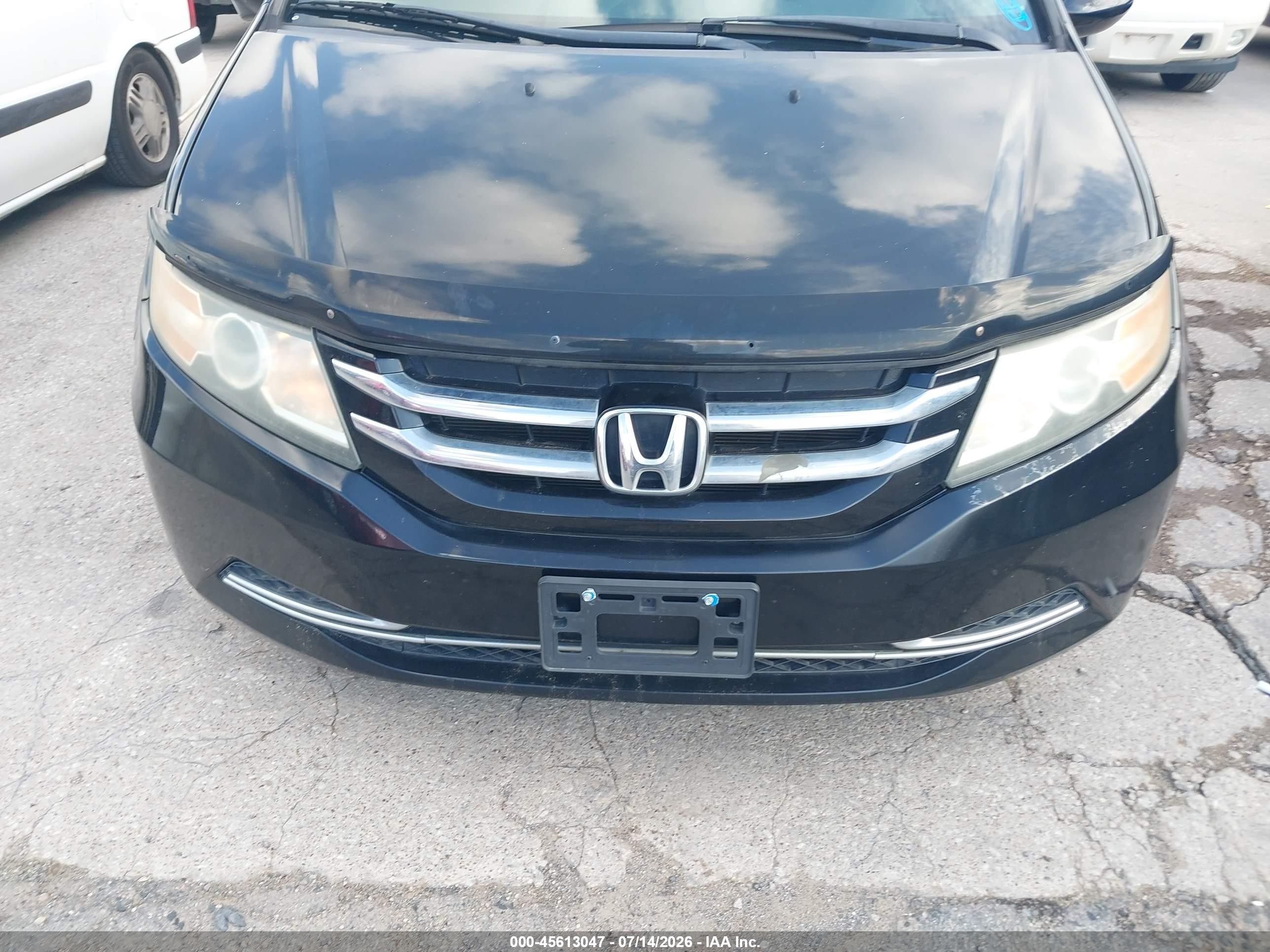 2015 Honda Odyssey Ex-l Black vin: 5FNRL5H62FB085986