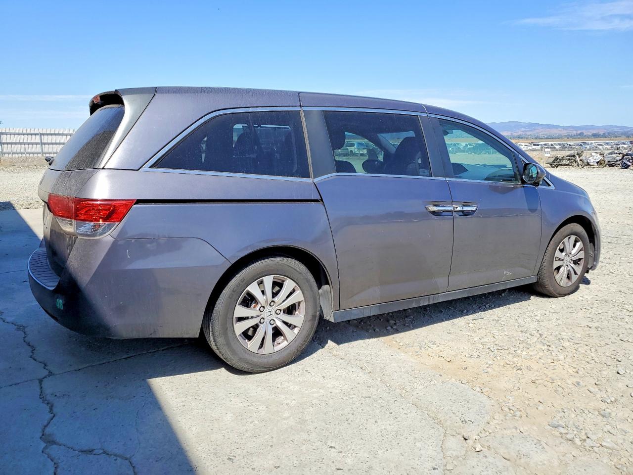 2015 Honda Odyssey Exl Gray vin: 5FNRL5H62FB103984