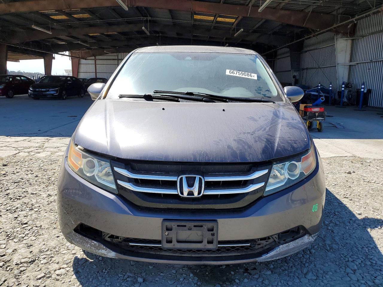 2015 Honda Odyssey Exl Gray vin: 5FNRL5H62FB103984