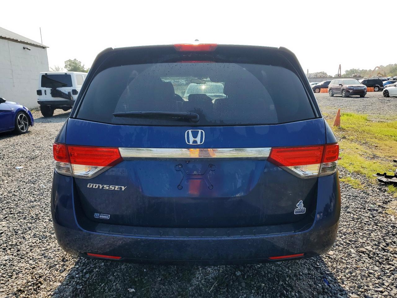 2015 Honda Odyssey Exl Blue vin: 5FNRL5H62FB110286