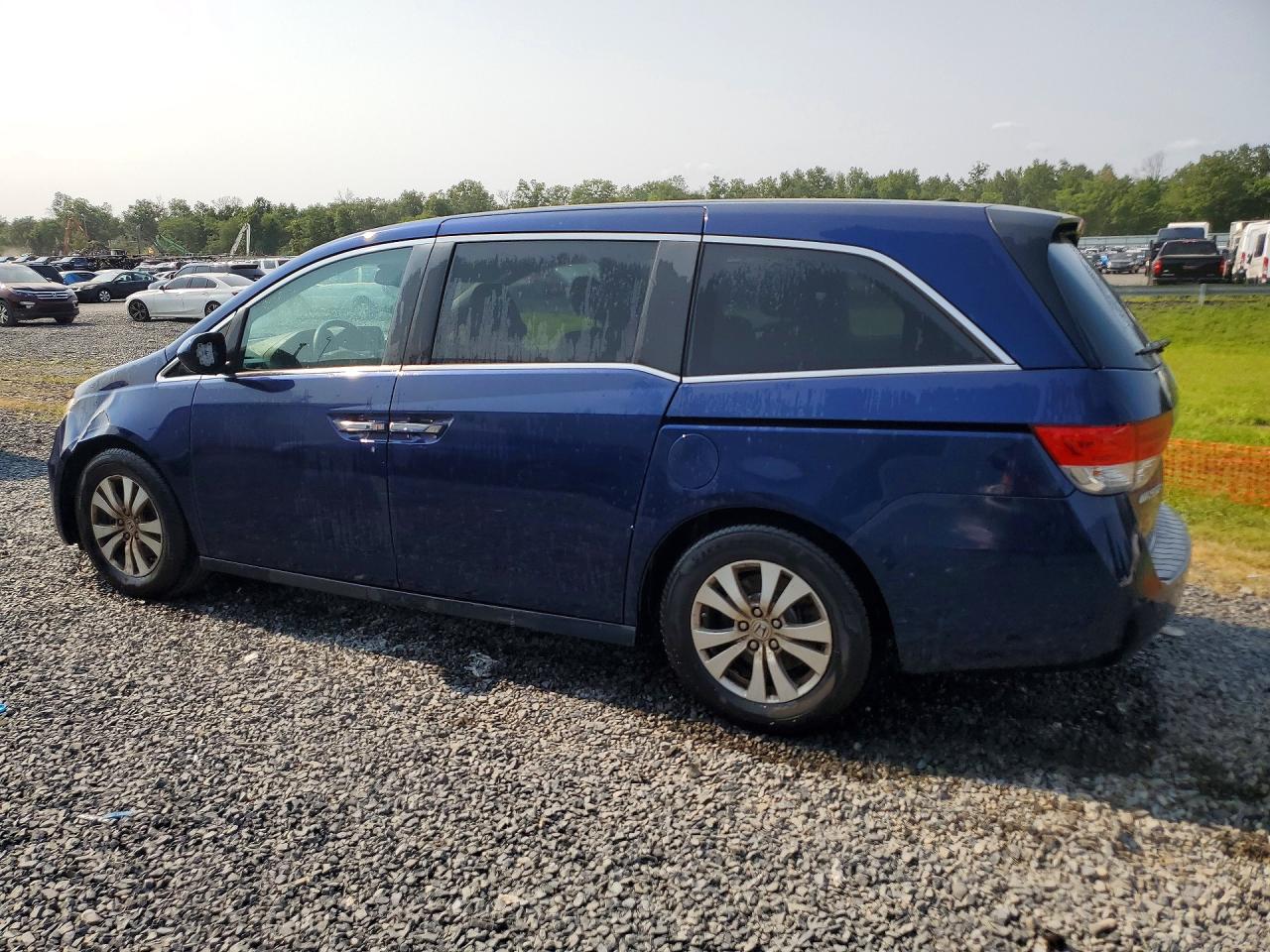 2015 Honda Odyssey Exl Blue vin: 5FNRL5H62FB110286