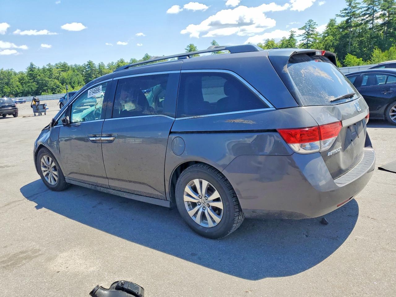 2015 Honda Odyssey Exl Gray vin: 5FNRL5H62FB114581