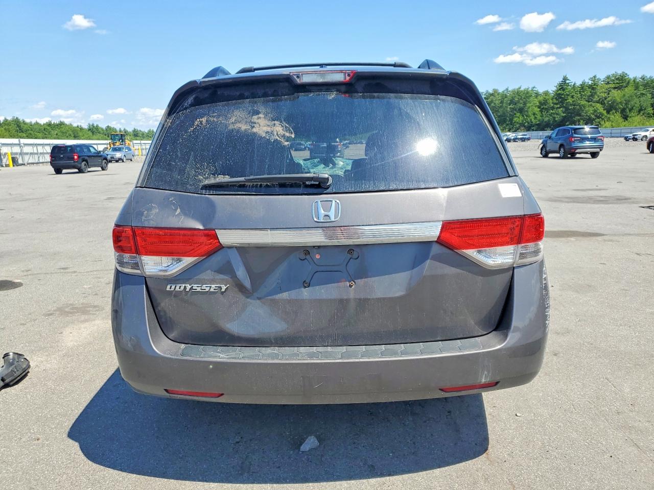 2015 Honda Odyssey Exl Gray vin: 5FNRL5H62FB114581